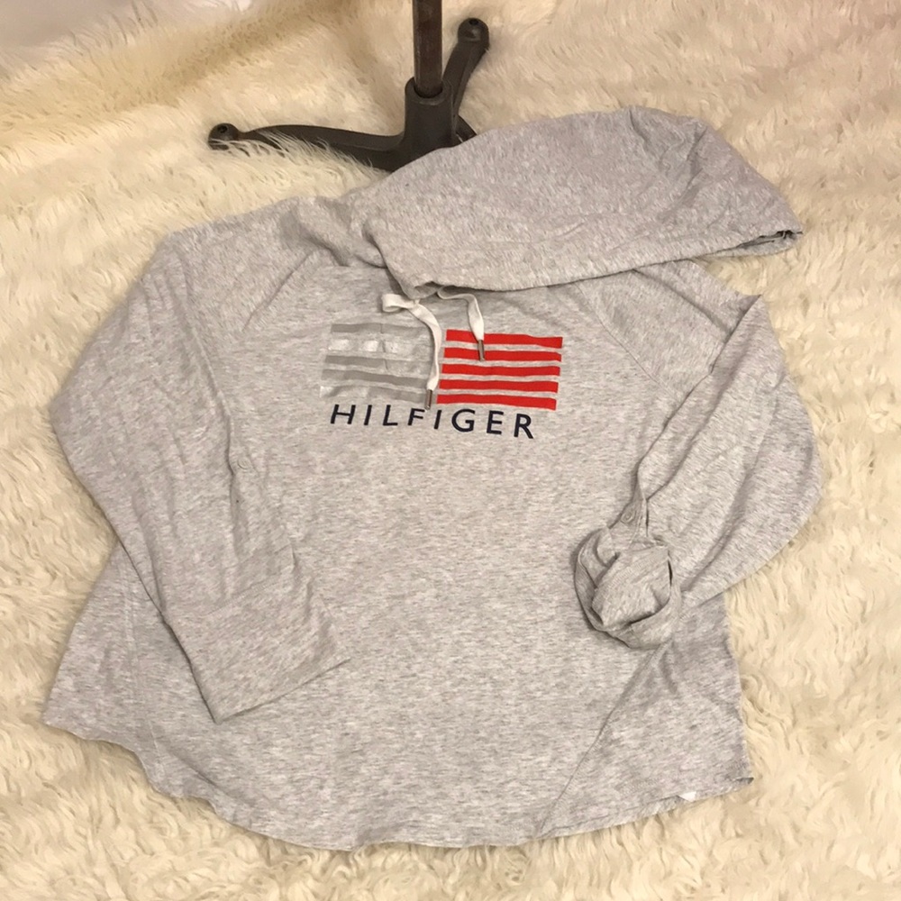 Grey Tommy Hilfiger large hoodie